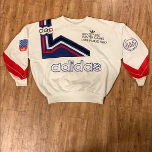 Vintage 1980 Lake Placid Olympics Sweatshirt